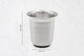 Medium Rounded Silver Glass